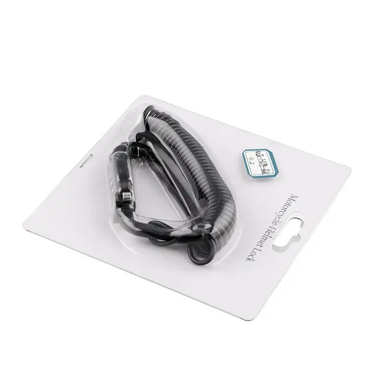 

HiMISS Motorcycle Helmet Lock Universal Stretchable Coded Lock Tough Combination PIN Locking Carabiner Device