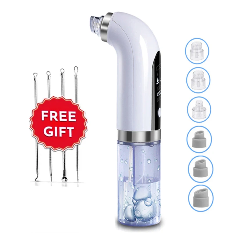 

Инструмент для удаления чёрных точек поры вакуумный уход за кожей лица глубокой очистки Видимый акне Удаление прыщей Вакуумный в черный го...