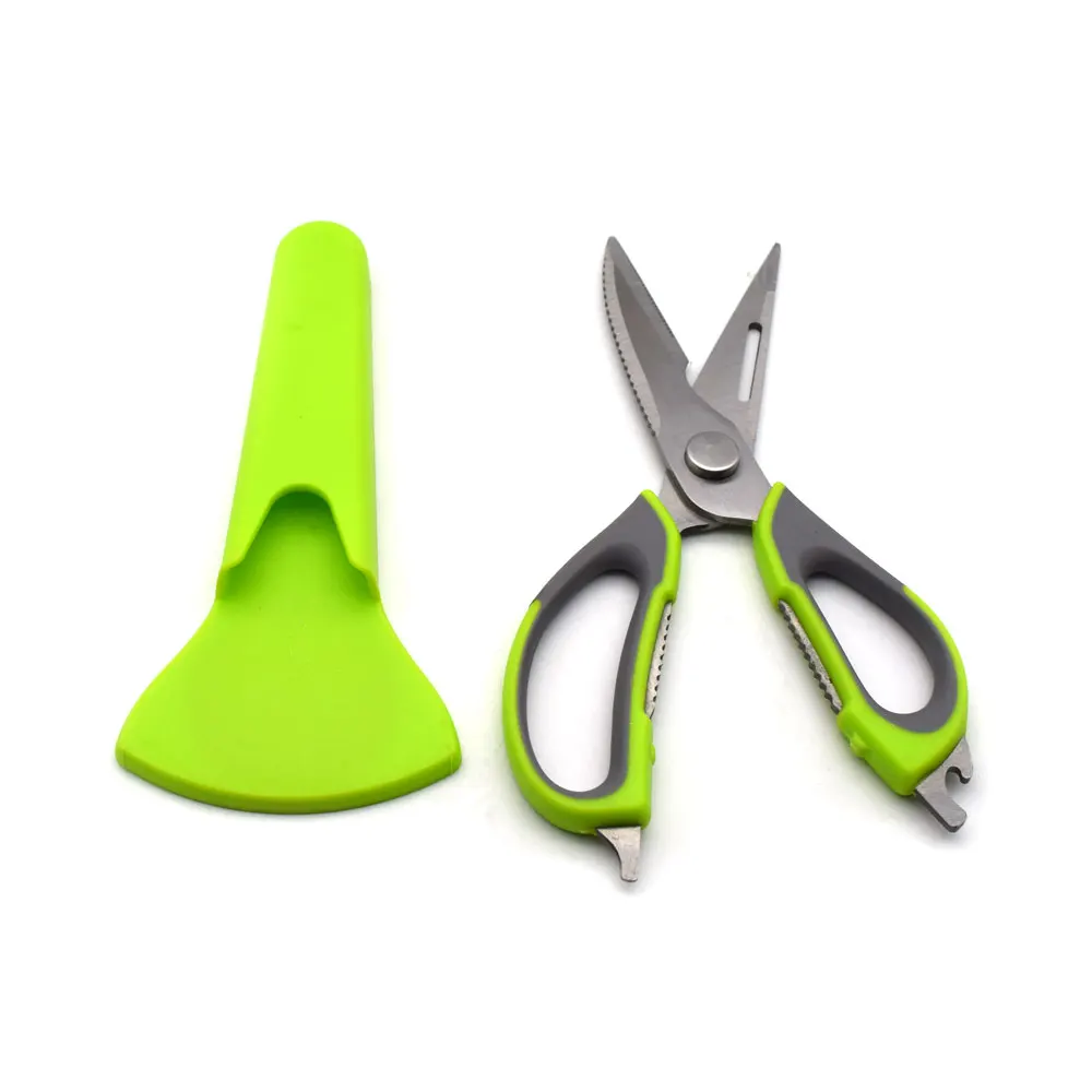 Многофункциональные кухонные ножницы резак нож доска овощные ножи из