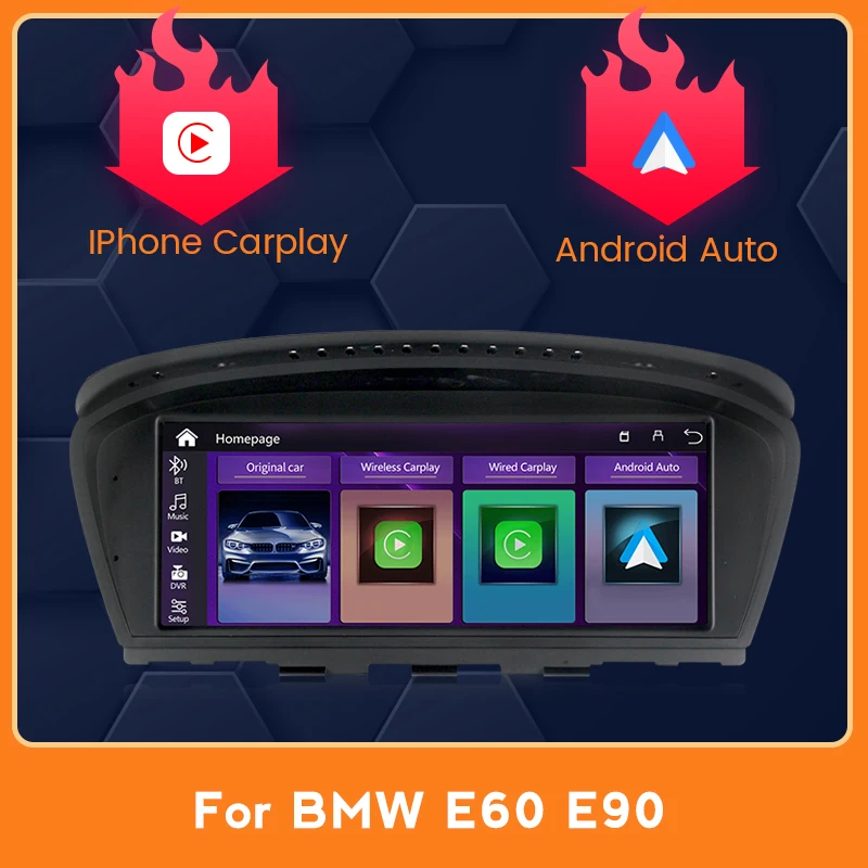 

Suitable for BMW E60 E63 E90 E92 CCC CIC 8.8" Wireless CarPlay Android Car HD Car Smart Multimedia Radio GPS Navigation noDVD