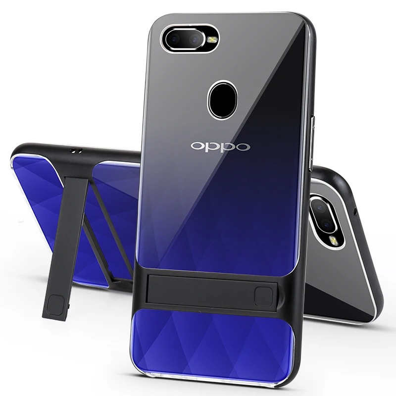 Чехол для мобильного телефона, чехол для OPPO F7 F9 Pro, мягкий 3D стенд, 360 Защитный Гибридный Силиконовый чехол для телефона OPPOF7 OPPOF9 F9Pro, милая сумка