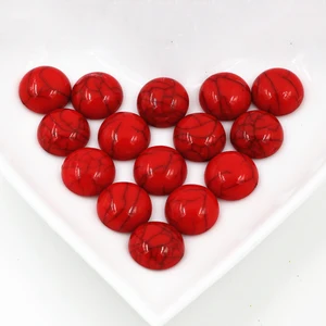 Новая мода 40 шт 8 мм 10 мм 12 мм темно-красный цвет трещин стиль плоская задняя Смола Кабошоны Камея