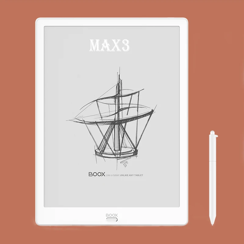 Новая модель BOOX MAX3 электронная книга читатель первый Android 9,0 13,3 дюймовый e-Reader 4G/64G type-C(поддержка OTG) e-ink планшетный ПК