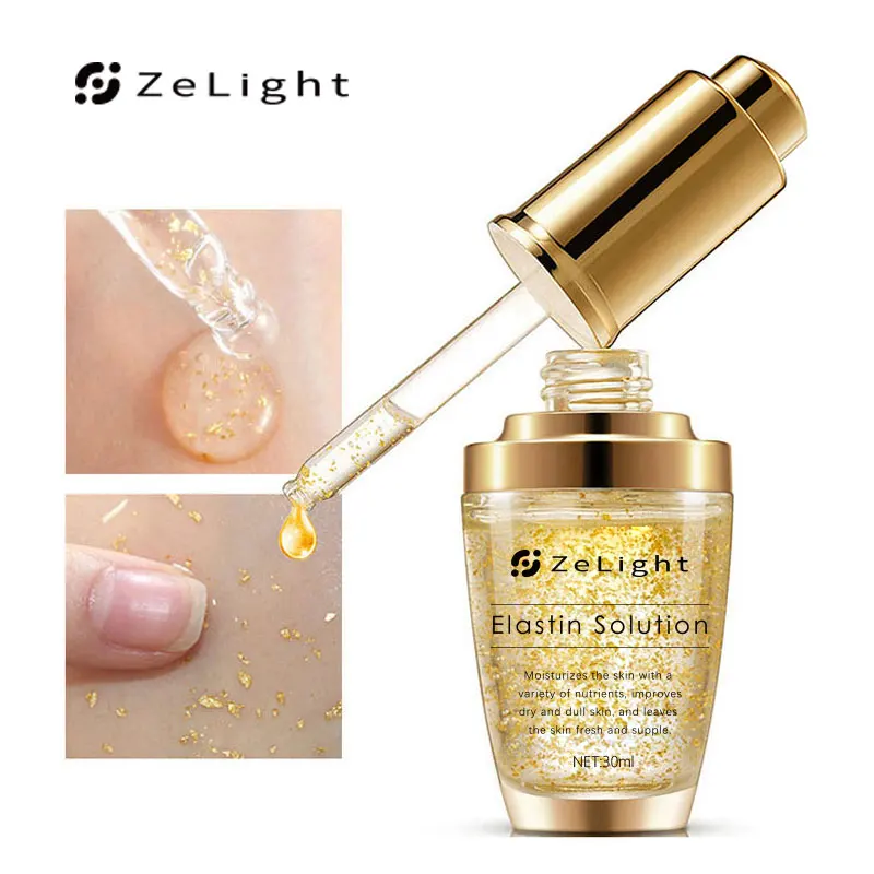 Сыворотка для лица с гиалуроновой кислотой и омолаживающим золотом ZELIGHT 24 K