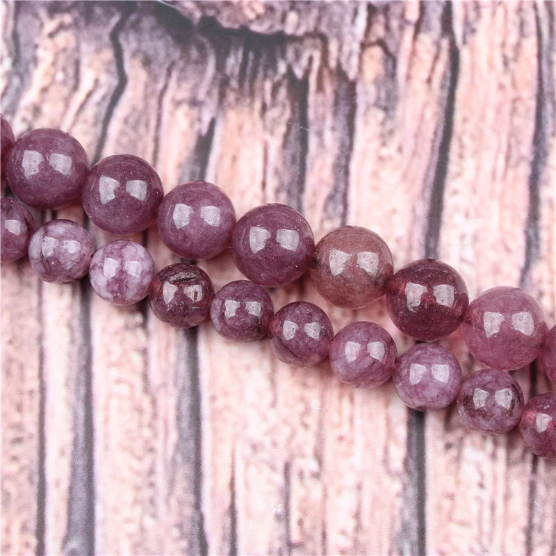Слюдяные бусины из натурального камня круглые женское ожерелье браслет 4/6/8/10/12