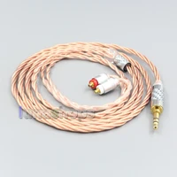 ln007195 silver plated occ shielding coaxial earphone cable for sony xba h2 xba h3 xba z5 xba a3 xba a2 metal housing
