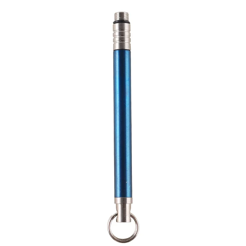 

New Titanium Alloy Outdoor EDC Toothpick Bottle Fruit Fork Camping Tool Toothpick-holder Titanium Toothpick -