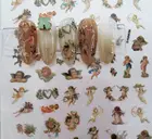 1 шт. Девы Марии Иисус Христос 3D ногтей ребенка стикер с ангелом красочные Религиозные серии самоклеющиеся наклейки Красота творческие советы TF3