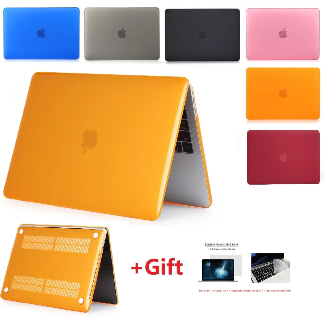 

Newest Laptop Hard Case for MacBook Pro 13 A2338 M1 A2159 A2289 M1 Chip Pro 13 12 11 15 A2289 New Touch Bar for Mac book Pro 16