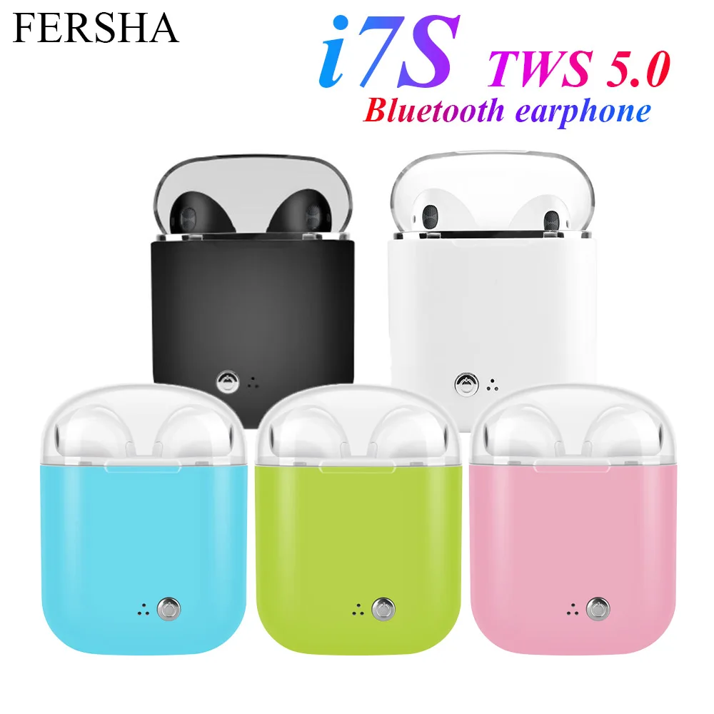 I7S TWS Bluetooth 5 0 стерео наушники беспроводные спортивные гарнитура для телефона huawei