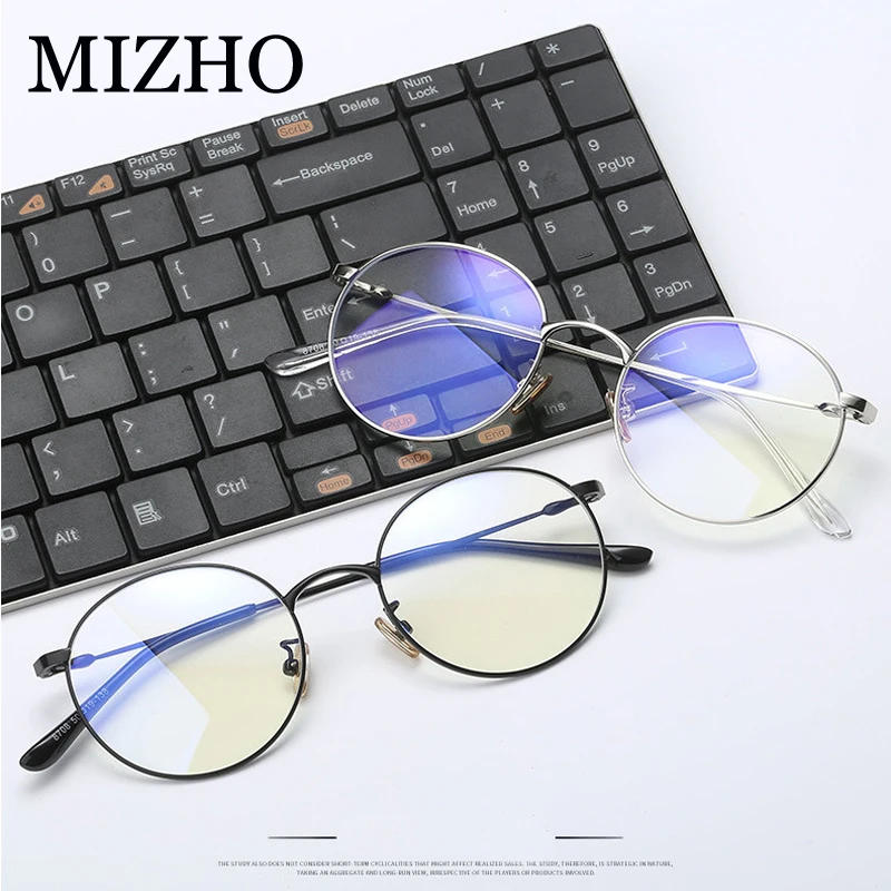 MIZHO золотые высококачественные овальные металлические защитные очки