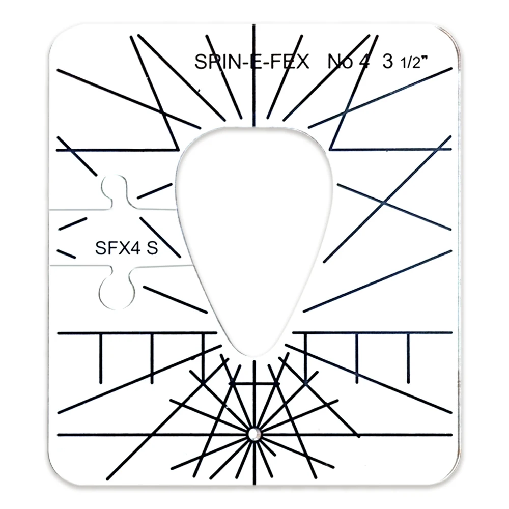

6pcs Quilting Template Acrylic Quilting Template Quilting Frame Quilting Rulers Template Sampler Set for Domestic Sewing Machine