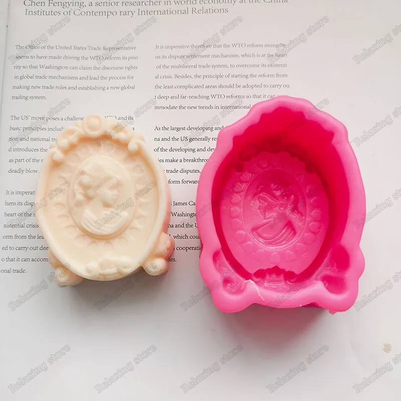 Симпатичные формы для мыла девочек Женская фигурка человека силиконовая форма