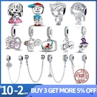 CODEDOG 925 пробы Серебряный Reflexion серии Charm Clear Zircon Reflexion Beads Fit оригинальный браслет Pandora Reflexion ювелирные изделия