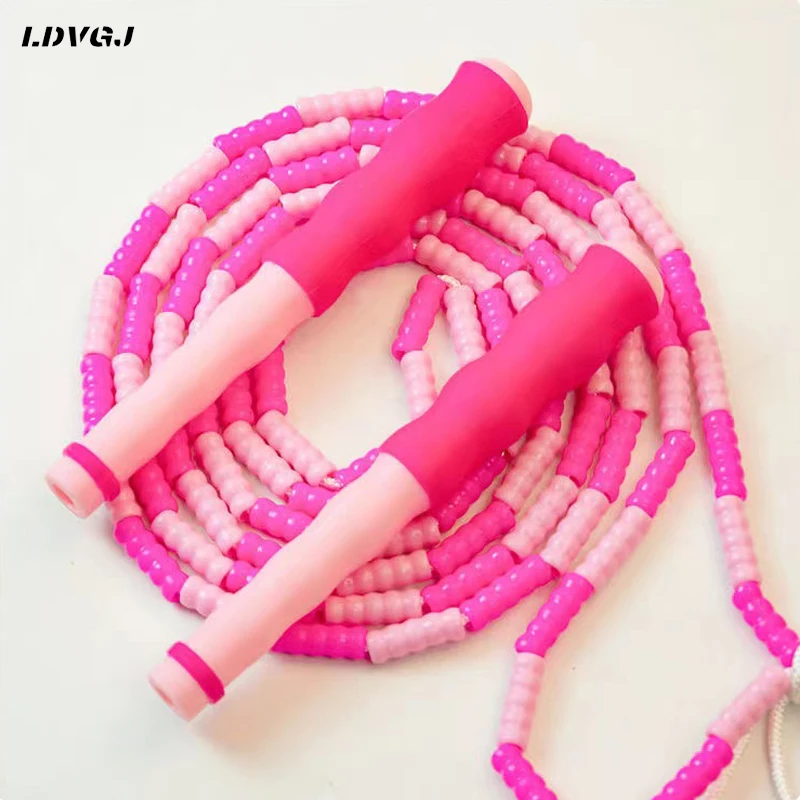 

High Quality 4 Colors Kids Jump Ropes Wood Handle Sport Bodybuilding Fitness Skipping Ropes Wood Handle Sport Fitness Equipment