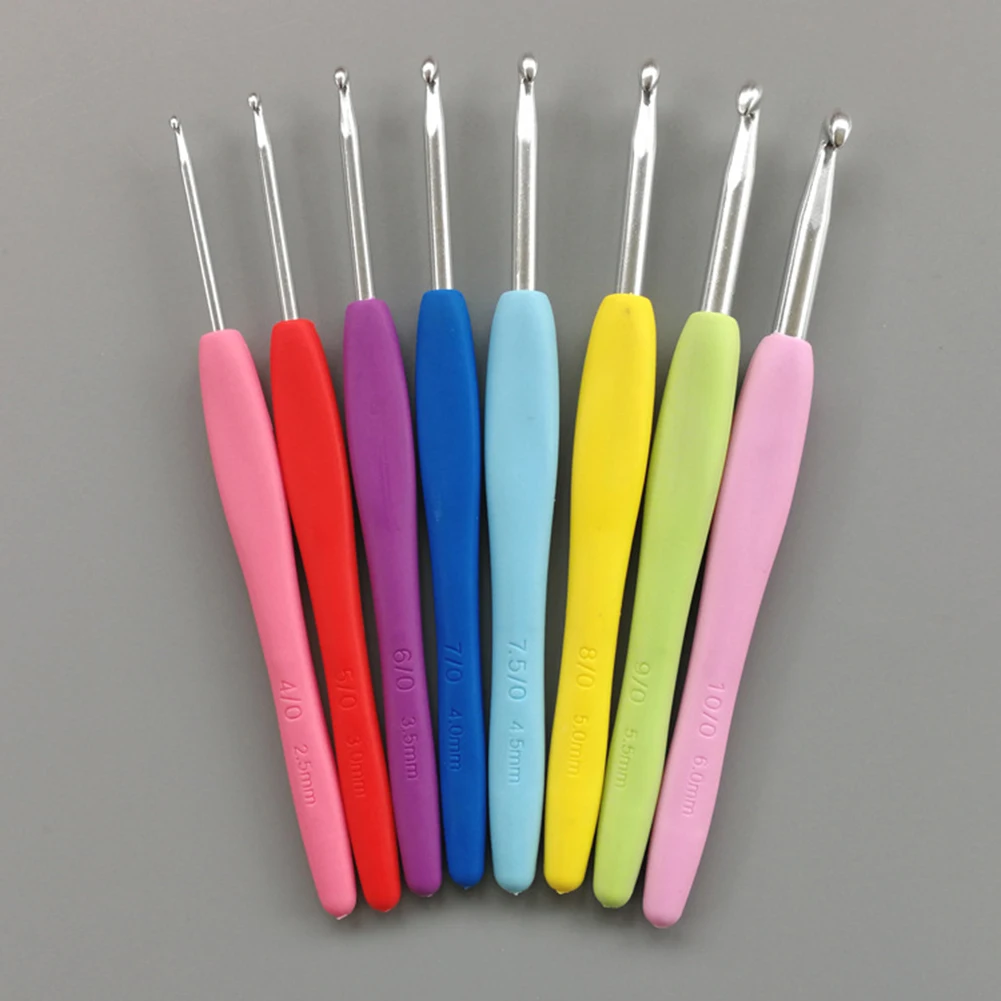 9 шт. свитер шарф сделай сам крючки для вязания крючком мягкая ручка швейные иглы