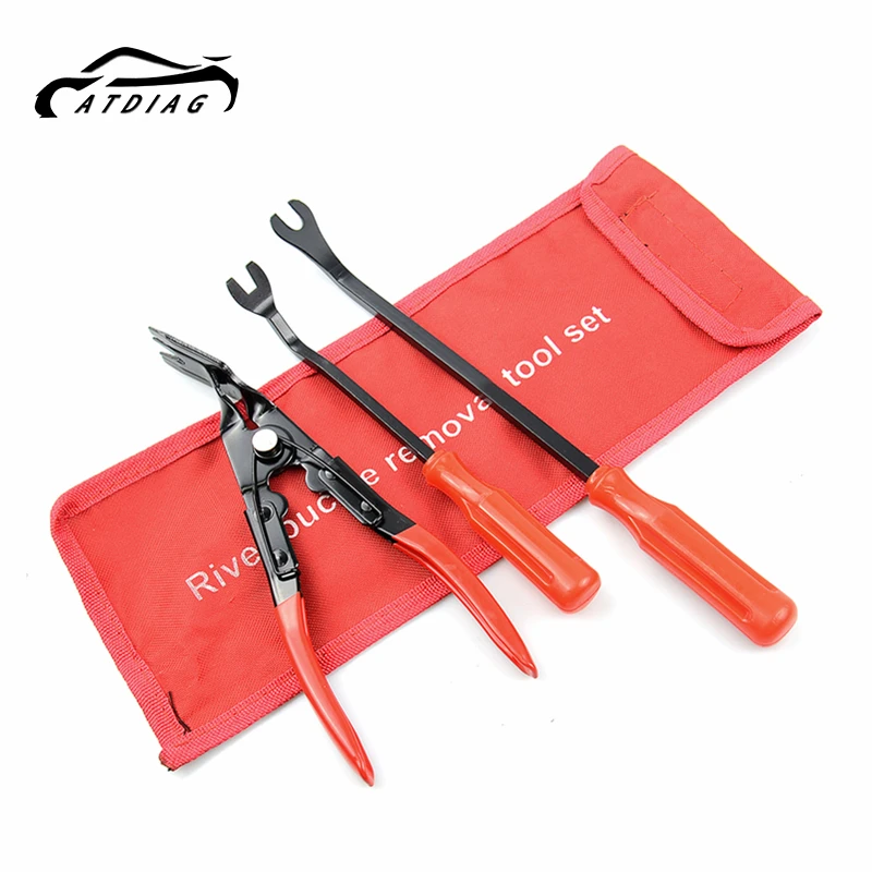 

Съемник 3 шт./компл., инструмент для удаления, рычаг, инструмент для удаления обшивки дверей автомобиля, пинцет для удержания обивки, плоског...