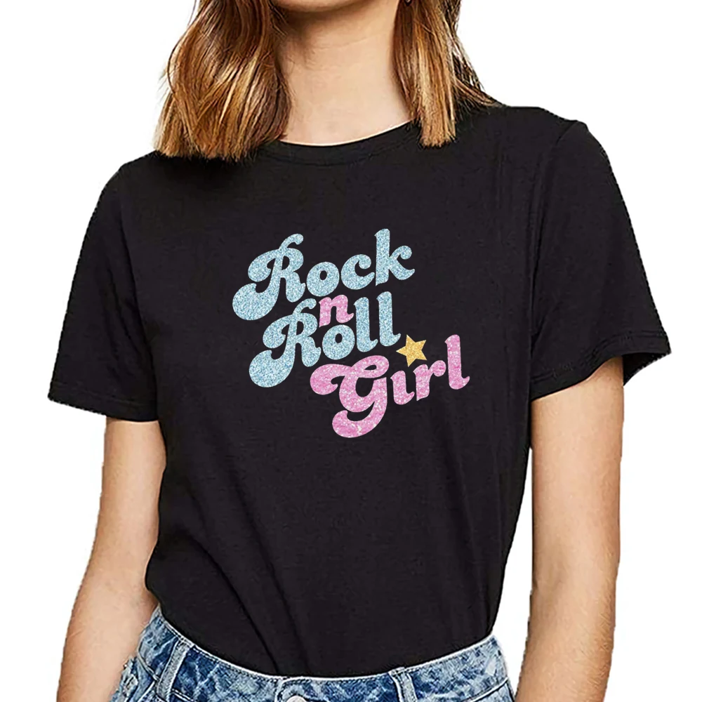 Топы футболки для женщин рок-н-ролл девочек 6 сексуальные Harajuku хлопковые женские |