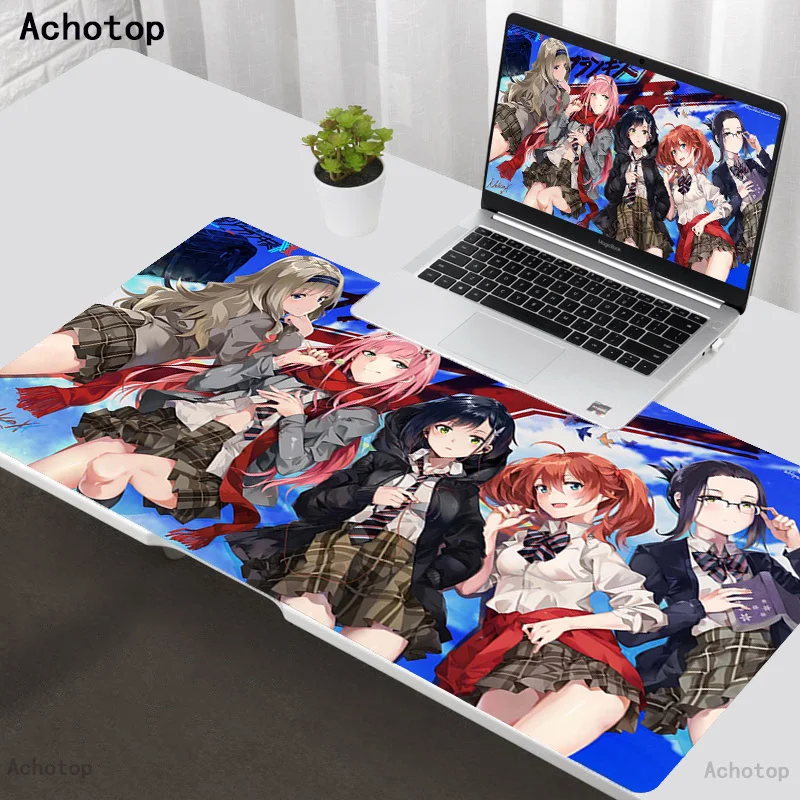 

Большой игровой коврик для мыши Zero Two Dear in the FranXX 90x40 см, игровой коврик для клавиатуры и мыши, игровой Настольный коврик для мыши для игры LOL Dota