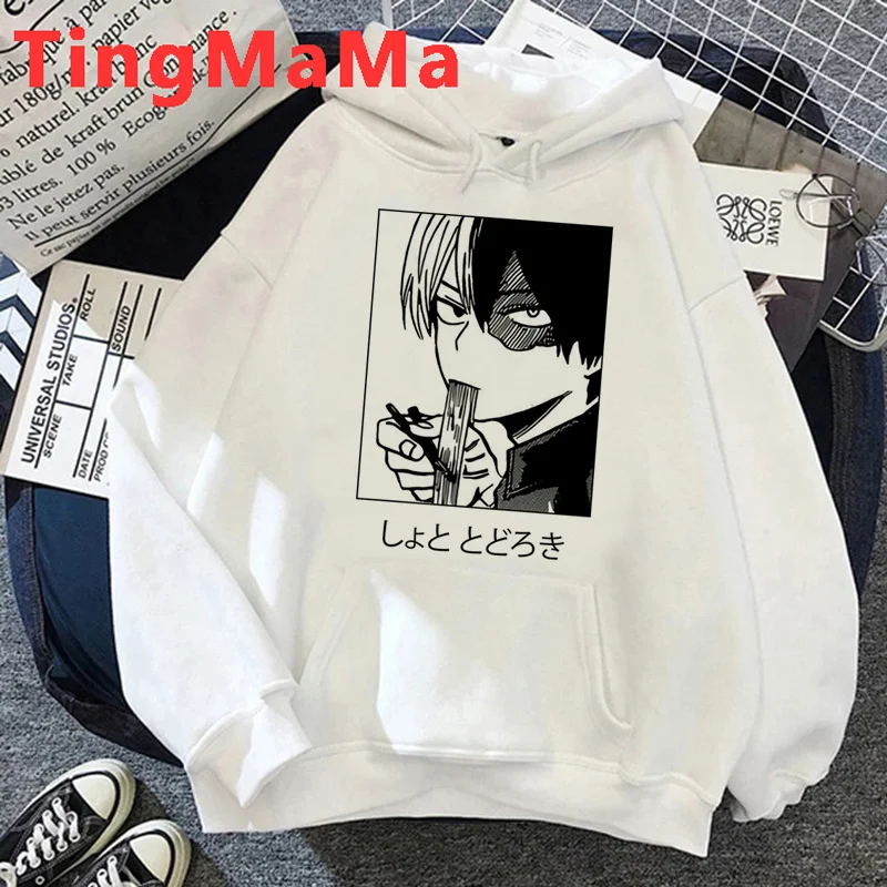 

Dabi My Hero Academia Shoto Todoroki hoodies men printed printed streetwear anime male clothing sweatshirts streetwear