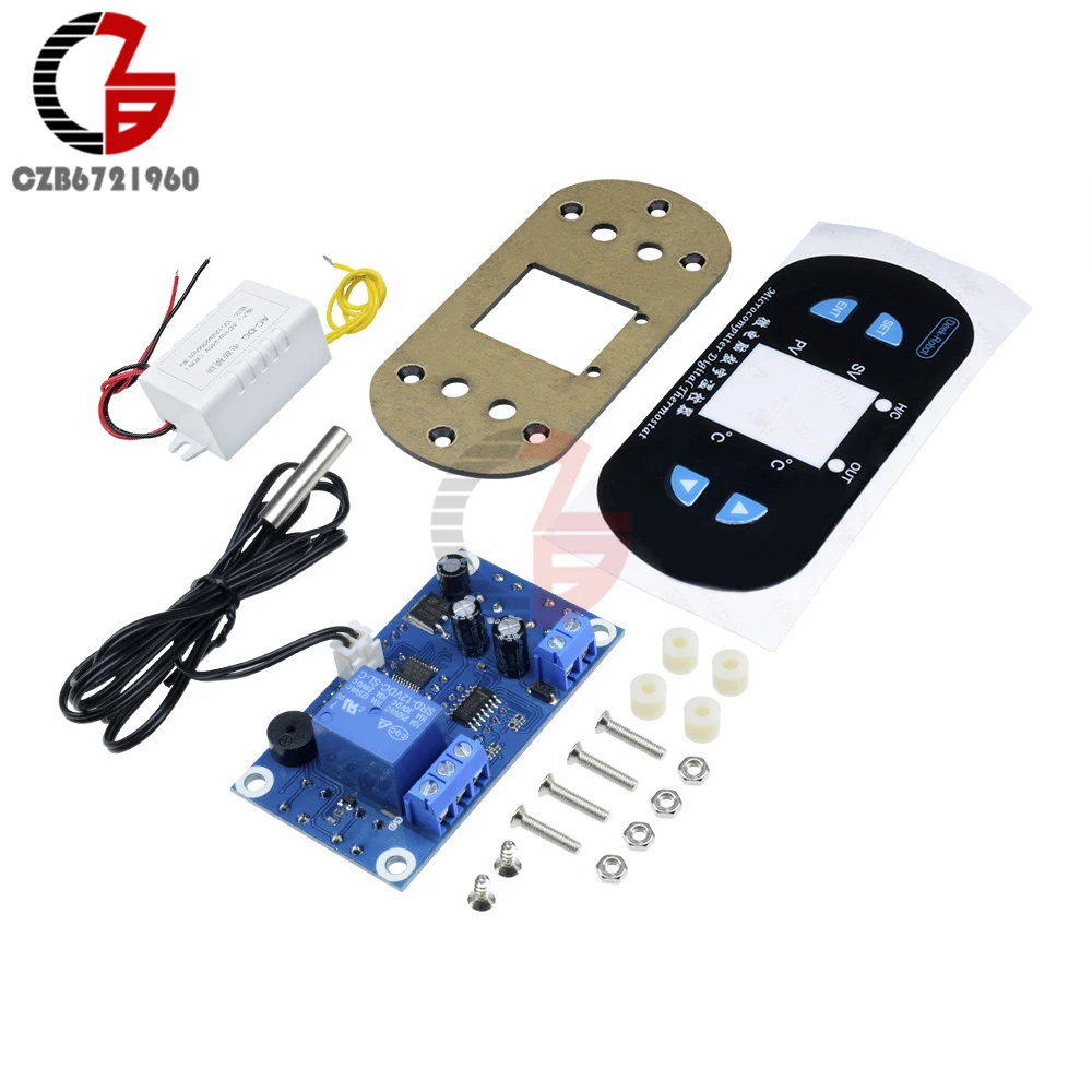W1308 AC 100 240V 10A цифровой регулятор температуры термостат комнатный холодильник