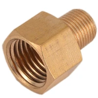 brass pipe fitting adapters 18inches male bspt 14inches female hexagon plumbing brass bsp npt pipe fitting connector adapter