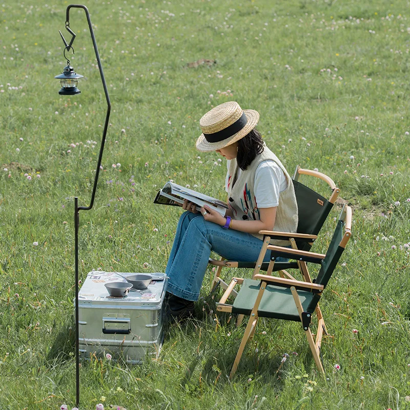 Стул складной для рыбалки портативный со спинкой походный пляжный стул NH20JJ007 |