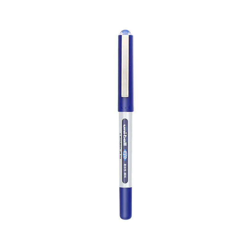 blue 0.5mm 1Pcs 1 шт. UNI UB-150 гелевая ручка прямая жидкая ручка 0,38/0,5 мм красный синий черный цвет канцелярские принадлежности для офиса, бизнеса и школы - Цвет: blue 0.5mm 1Pcs