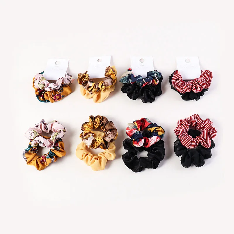 2 шт./компл. резинки для волос кольцо карамельного цвета веревка Осень зима