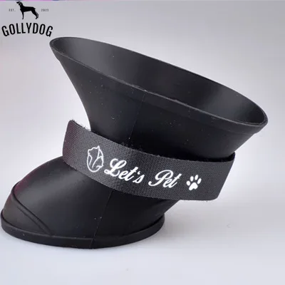 

Pet dog rain boots non-slip waterproof pet dog cat rain boots four seasons eight-color rubber boots S-XXL