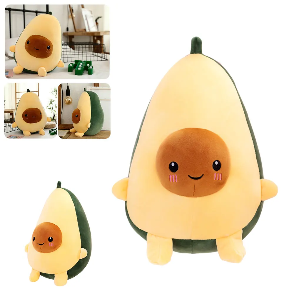 

30/40cm Filled Fruit Doll Cute Simulation Food Avocado Stuffed Plush Toys Fruit Cushion Pillow Plant Toy Sofa Pad Kids Girl Gift