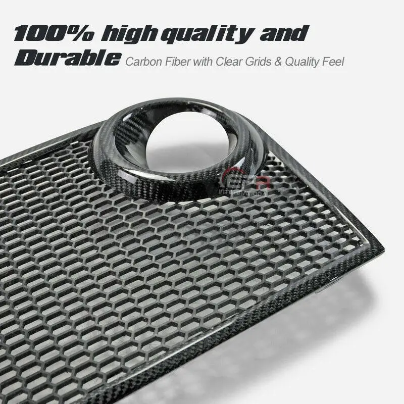 

For Honda Civic FK8 Typ-R Carbon Fiber Front Fog Light Cover Replacement Trim bodykits 2pcs