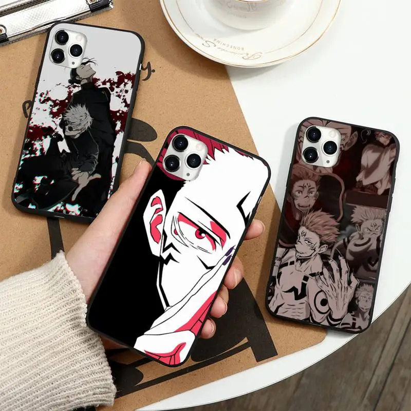 

Jujutsu Kaisen anime Phone Case For iphone 12 11 13 7 8 6 s plus x xs xr pro max mini
