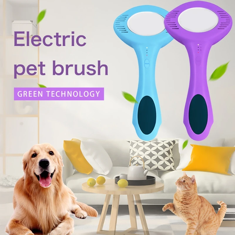 

Dogs Brush Ozone Pet Brush For Shedding With Deodorization Brush Shedding Hair Eliminator Brushes Electronic Dogs Brush