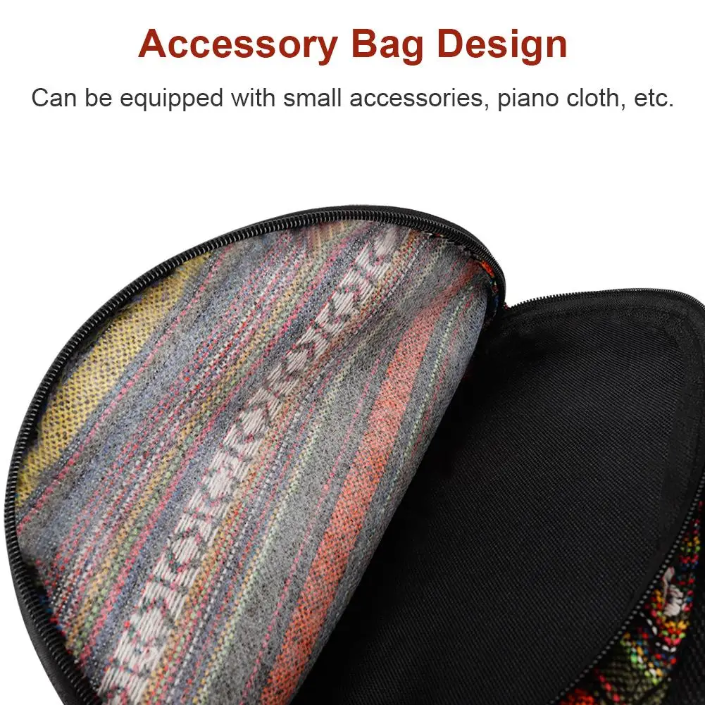 Сумка для мандолины уплотненная хлопковая Портативный двойного назначения