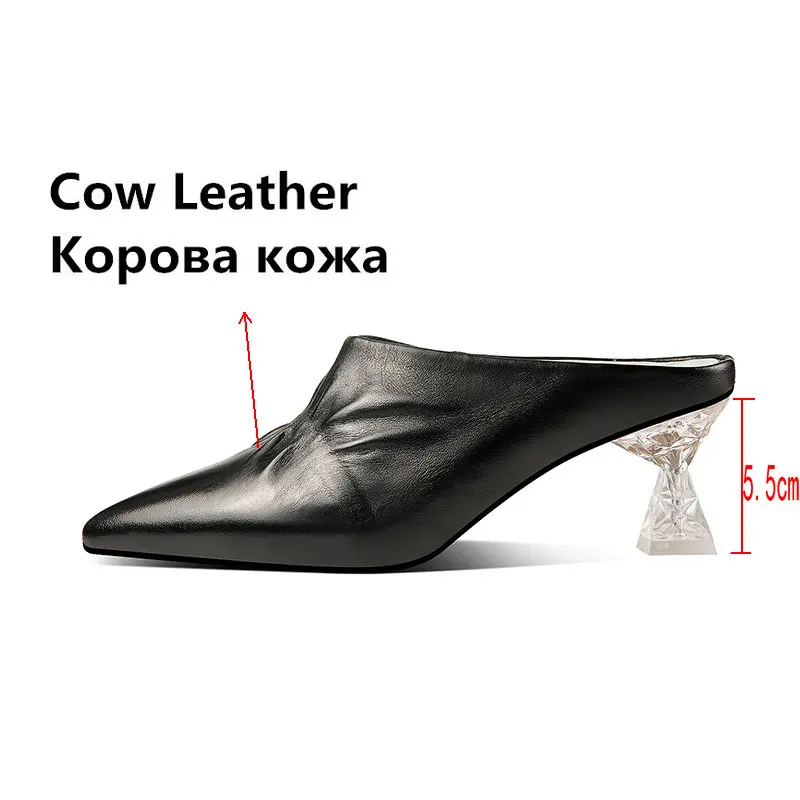 

2021 Summer Female slippers High Heels Pumps Sweet Pleated Fashion Women's Shoes New Wedding Working Basic Shoes Woman