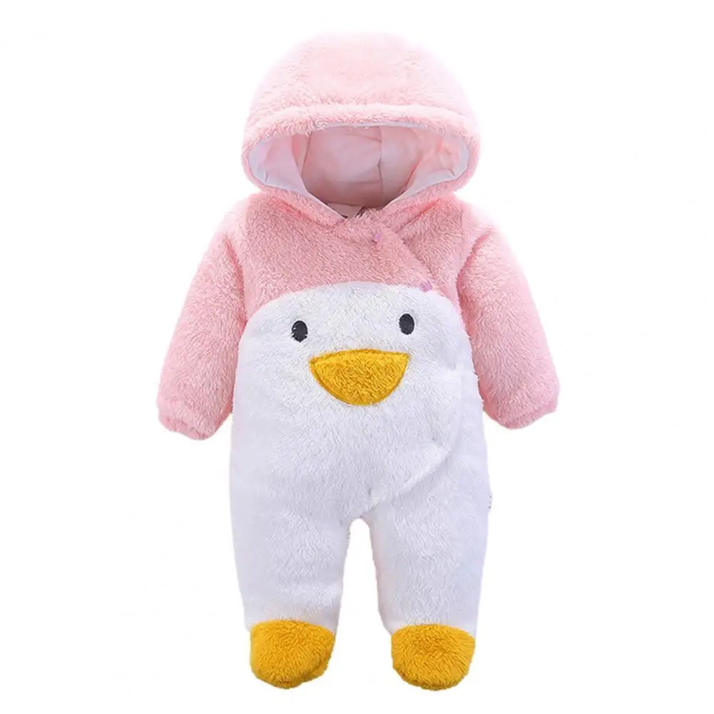 

Baby Romper 2021 Winter Autumn Long Sleeve Comfortable Loose Toddler Hooded Outfits Infant Boys Girls Warm Flannel Jumpsuit