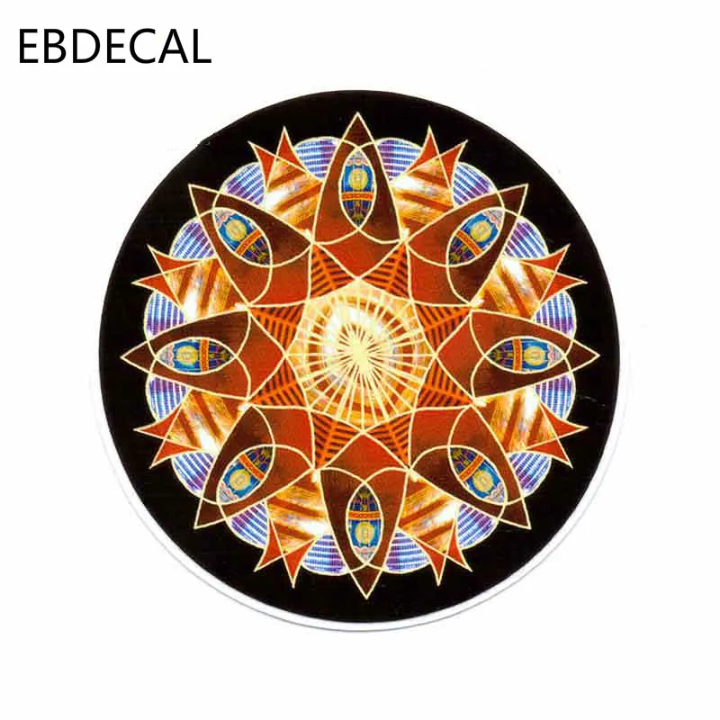 Ebdeckle Rood Мандала машина бампер окно настенные переводные наклейки для чемодана DIY