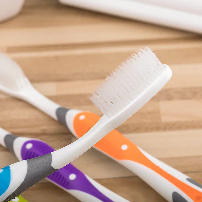 

4-color adult bamboo charcoal toothbrush