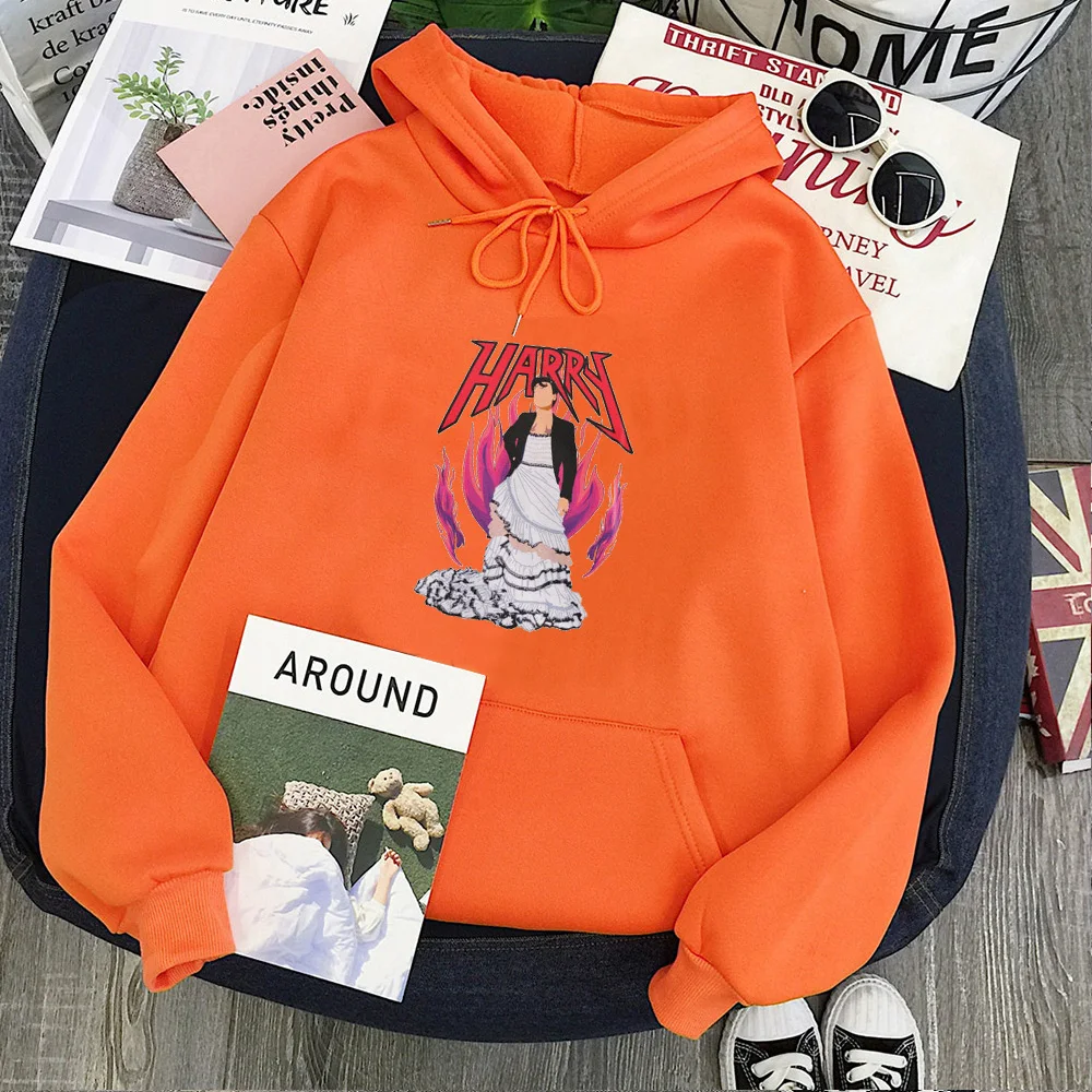 

Vintage Fine Line Hoodies Women 2021 Printing Hoodie Vintage Styles Fan Fashion Tops Oversized Crewneck Sweatshirt