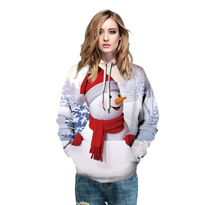 Женский свитшот с длинным рукавом и 3D принтом размеры до 5XL|Женские толстовки