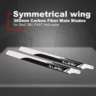 ALZRC 380 мм основной лопасти из углеродного волокна Пропеллер реквизит для Devil 380 быстрое выравнивание вертолет Дрон летательный аппарат Запчасти Аксессуары