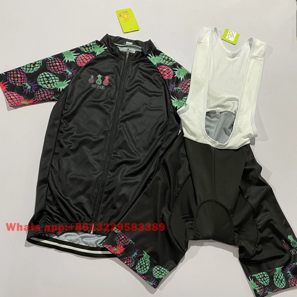 

Tres Pinas Cycling Jersey Set Women New Tops Shorts Gel pad Ciclismo Maillot Bike Suit Summer Shirts MTB Outdoor Team Clothing