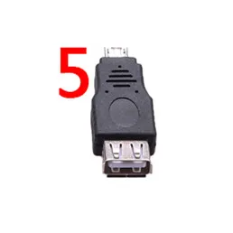 5 Несколько стилей USB OTG Mini USB Micro 5pin адаптер переходник USB мужчин и женщин Micro USB адаптер гаджеты - Цвет: 5