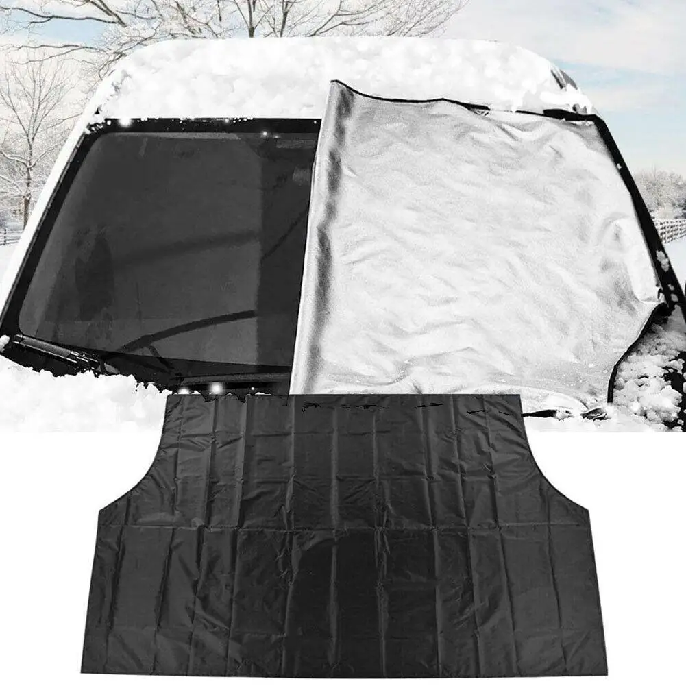 

Брезентовый скребок для льда, удаление пыли от мороза, грузовик, фургон, внедорожник, водонепроницаемый чехол для лобового стекла автомобил...