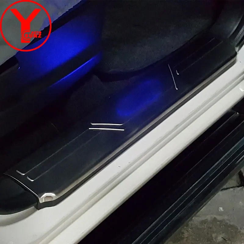 2013 2019 светодиодная крышка порога для ISUZU MUX 2014 2015 2016 2017 запчасти из нержавеющей