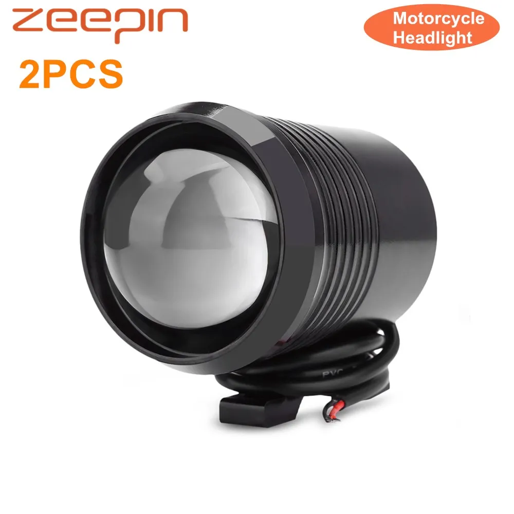 2 шт. U2 мотоциклетный светильник 1200LM 30 Вт верхний ближний свет вспышка