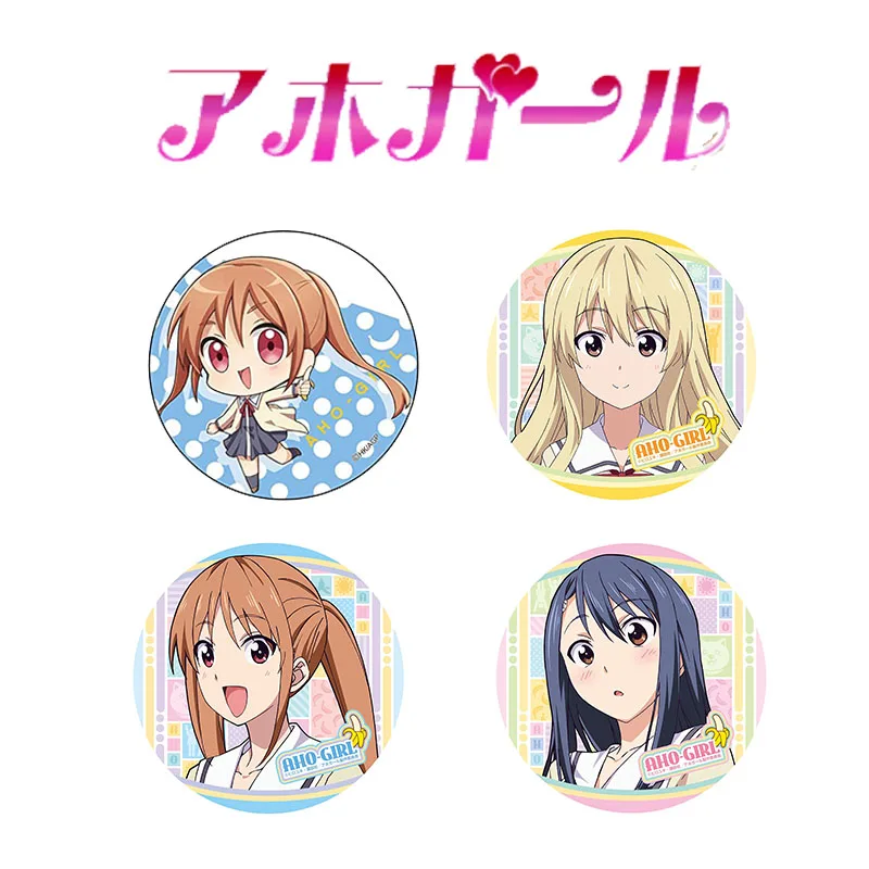 

Аниме Aho-девушка Йоши ханабатаке Yoshiko Akutsu akuku Sumino Sayaka значок косплея Мультяшные украшения для сумки DADGE Брошь булавка игрушка