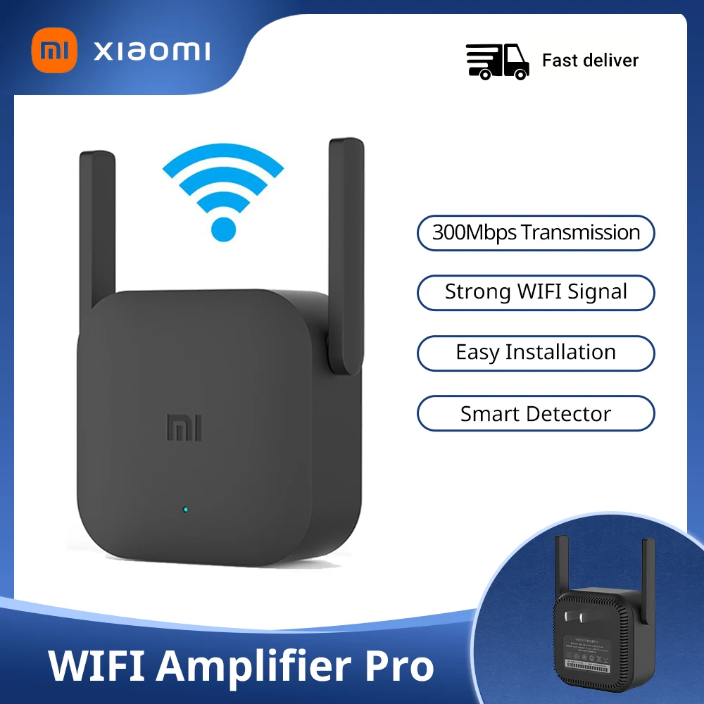 Оригинальные Xiaomi Mi Wi Fi расширитель Pro 300 Мбит/с Wifi усилитель сети маршрутизатор