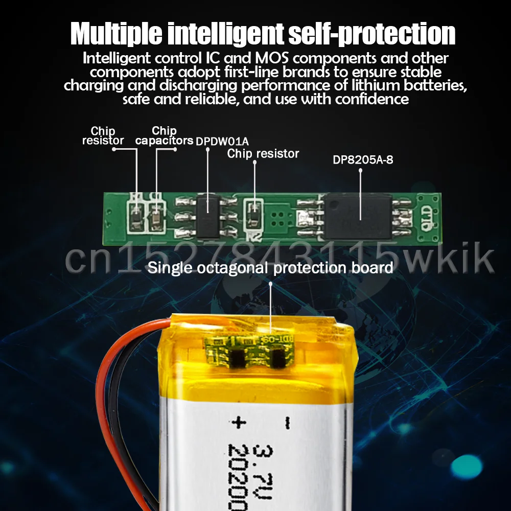 602035 3 7 V 500mAh литиевая полимерная аккумуляторная батарея для Walkman MP4 GPS